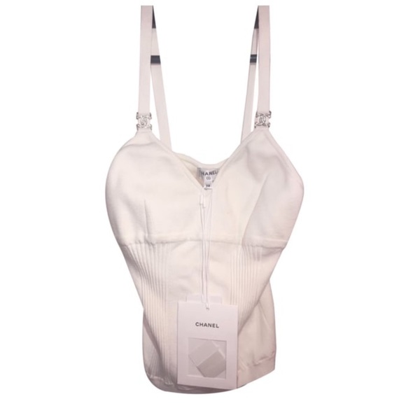 CHANEL Tops - ❌SOLD❌ New Chanel Diamond CC Top Size 38 (US Women’s S)💎